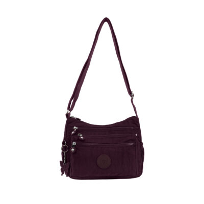 Caprice Collection Unisex Medium Crossbody Bag – Water-Resistant Nylon, 5.7L Capacity
